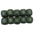 CAL POLY GREEN with BLUE - Lot Set of 10 - Cotton with Lurex Jari Zari Yarn Thread - For Crochet Lace Knitting Embroidery Trim - 1000+ Yards - 200 Grams